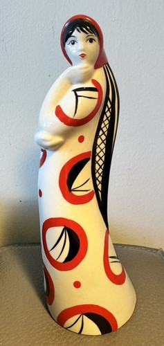 Original c1960s “Old Gzel” Porcelain Figurine “Girl with the braid”