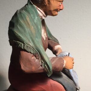 1950s Hand Molded Italian Polychromed Terracotta Neapolitan Crèche #4